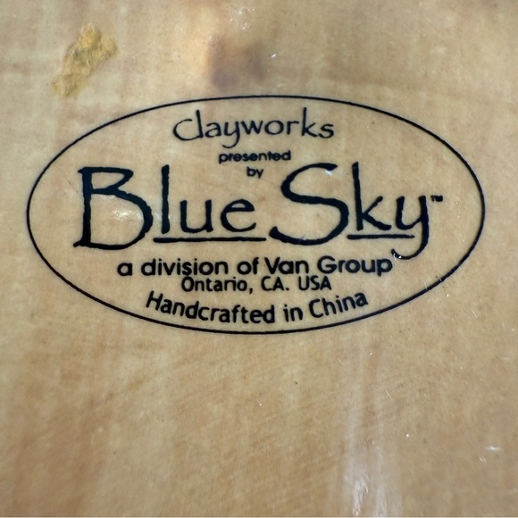 Blue Sky by Clayworks tea light candle holder - Picture 7 of 9